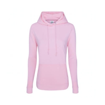 Girly College hoodie Baby Pink