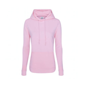 Girly College hoodie Baby Pink