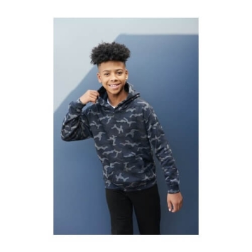 Kids Camo Hoodie JH014J Camo Black - model1