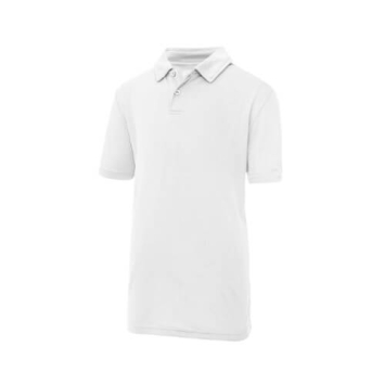 Kids Cool Polo JC040J - Arctic White