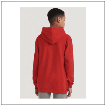 Kids hoodie JH001J model achterkant