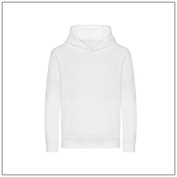Kids Organic Hoodie JH201J Arctic WHite
