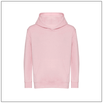 Kids Organic Hoodie JH201J Baby Pink