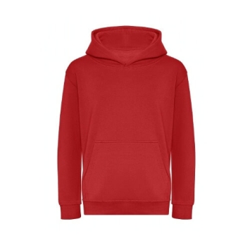 Kids Organic Hoodie JH201J Fire Red