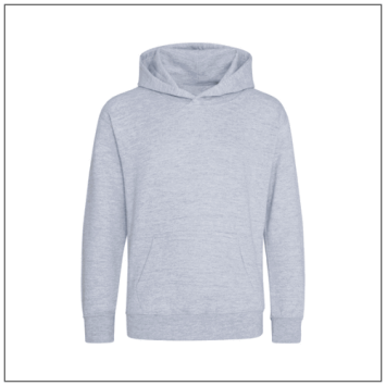 Kids Organic Hoodie JH201J Heather Grey