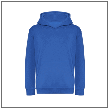 Kids Organic Hoodie JH201J Royal Blue