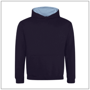 Kids Vatdity hoodie JH003J New french navy - Sky Blue
