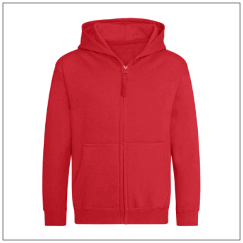 Kids Zoodie JH050J Fire red