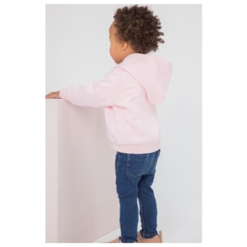 Larkwood LW005 Pink baby Zip Hoodie achterkant