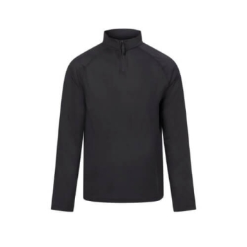 Lightweight Active 1/4 Zip JC230 -Jet Black.