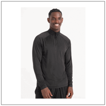 Lightweight Active 1/4 Zip JC230 - Model voorkant.