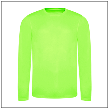Long Sleeve Cool T JC002 - Electric green.