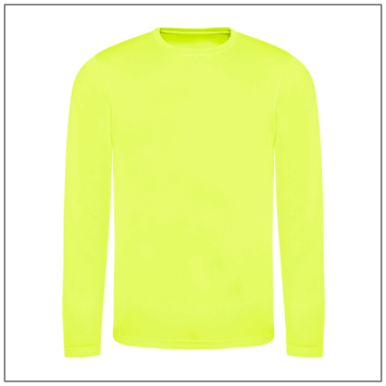 Long Sleeve Cool T JC002 - Electric Yellow.