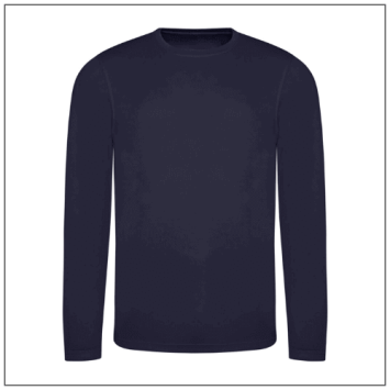 Long Sleeve Cool T JC002 - French navy.