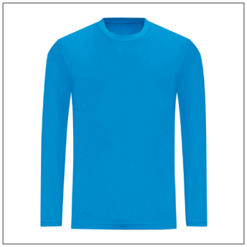 Long Sleeve Cool T JC002 - Sapphire Blue.