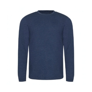 Long Sleeve TRI-BLEND T JT002 - Heather navy