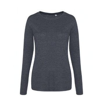 Long Sleeve Womans TRI-BLENDT T JT002F - Heather charcoal