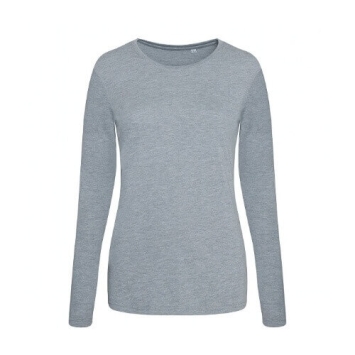 Long Sleeve Womens TRI-BLENDT T JT002F - Heather grey