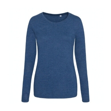 Long Sleeve Womans TRI-BLENDT T JT002F - Heather navy