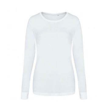 Long Sleeve Womans TRI-BLENDT T JT002F - Solid white