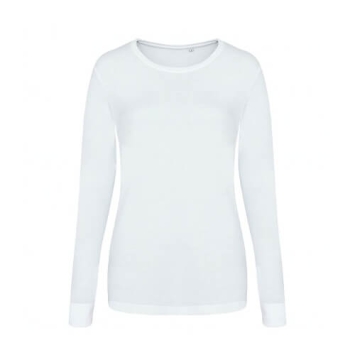 Long Sleeve Womans TRI-BLENDT T JT002F - Solid white