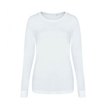 Long Sleeve Womans TRI-BLENDT T JT002F - Solid white