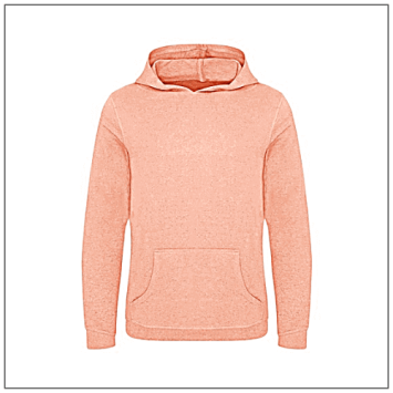 Lusaka Sustainable Hoodie EA040 Soft peach.