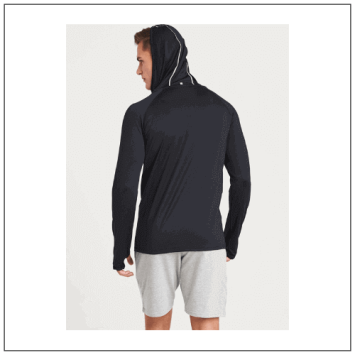 Men's Cool Cowl Neck Top Jc037 model