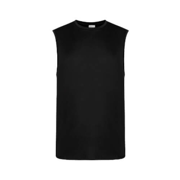 Mens Cool Smooth Sports Vest JC022 - Jet black