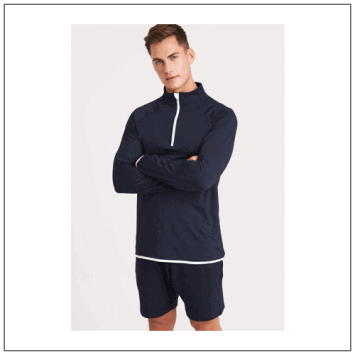 Model Mens Cool Zip Sweat JC031 voorkant