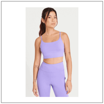 Women's Recycled Tech Sports Bra JC217 - model voorkant