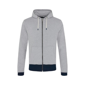 Okavango Sustainable Zoodie EA051 Heather grey-Navy.