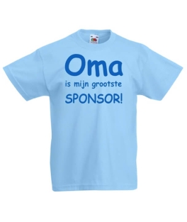 oma is mijn grootste sponsor baby t-shirt
