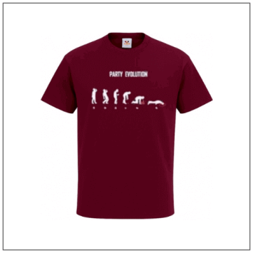 Party Evolution t-shirt