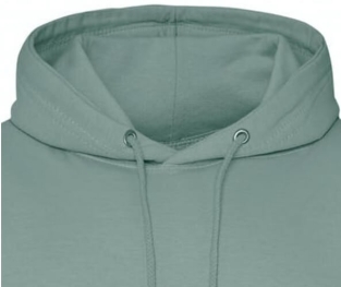 JH001 College hoodie Dusty Green