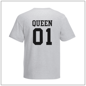 Queen T-shirt achterkant