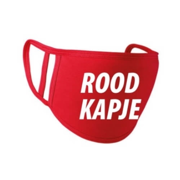 Roodkapje mondkapje