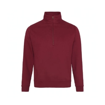 Sophomore 1/4 Zip Sweater JH046 - Burgundy