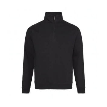 Sophomore 1/4 Zip Sweater JH046 - Jet black