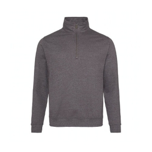 Sophomore 1/4 Zip Sweater JH046 - Charcoal
