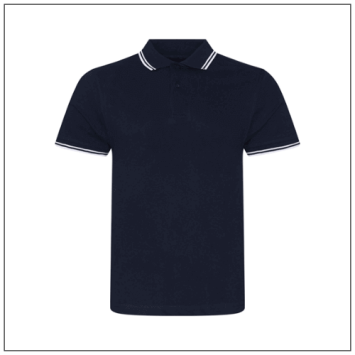 Stretch Tipped Polo JP003 - Navy white