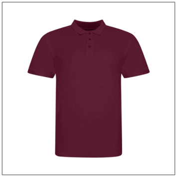 AWDis THE 100 Polo JP100 Burgundy.