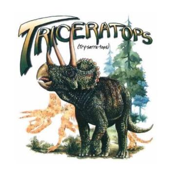 Triceraptops t-shirt.