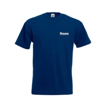 gevangenis vitamine bouw Laat een t-shirt bedrukken met een naam.