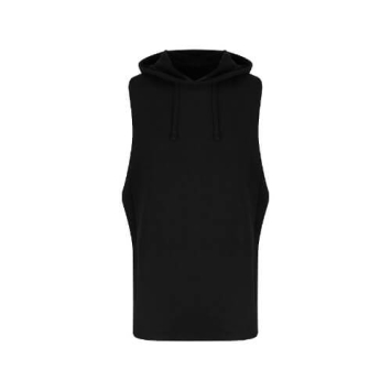 Urban Sleeveless Muscle Hoodie JC053 - Jet black