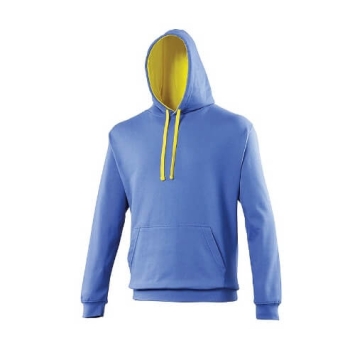 Varsity hoodie JH003 - Royal bleu Sun yellow.