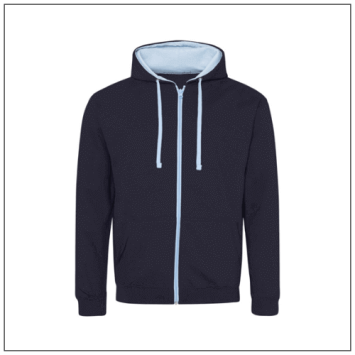 Varsity Zoodies JH053 - New french navy Sky blue.