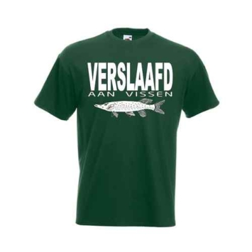 Verslaafd aan Vissen t-shirt.