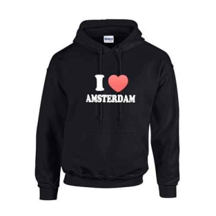I Love Amsterdam hoodie.
