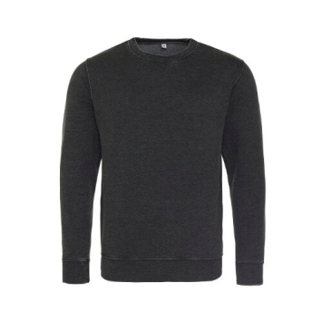 Washed Sweater JH093 - Washed Jet Black